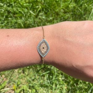 Evil eye bracelet